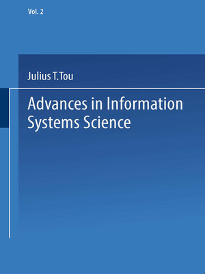 cover image of Advances in Information Systems Science